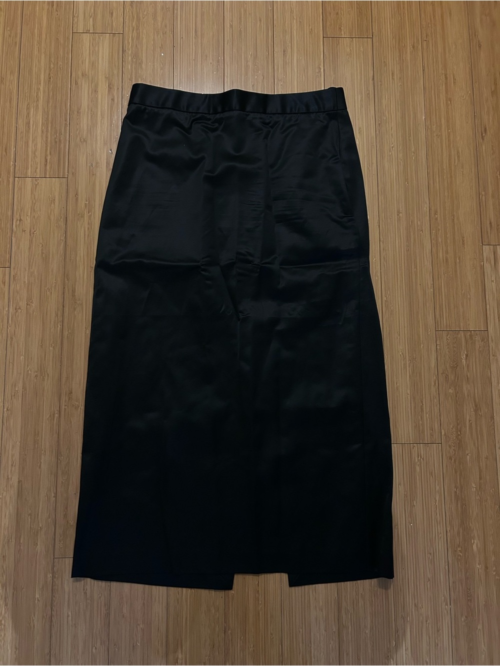 Babaton Black Pencil Midi Skirt